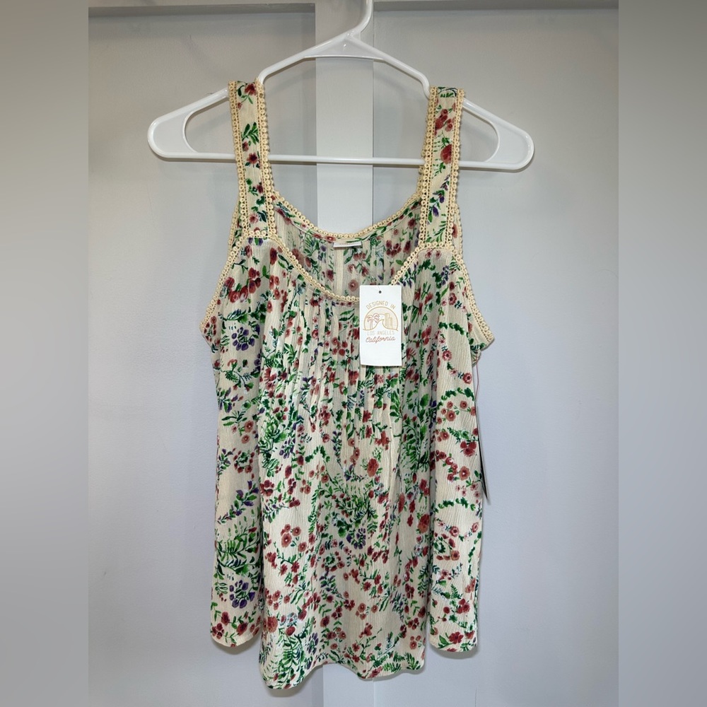Floral tank top